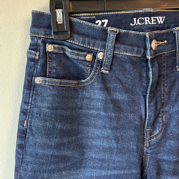 J. Crew Dark Indigo Straight Jeans - Picture 2 of 7